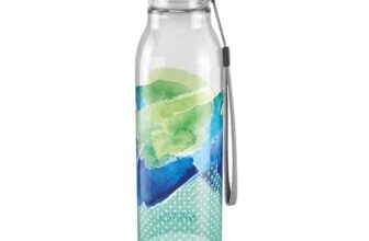 Milton Helix 1000 Water Bottle, 1 Litre, Reusable Plastic Fridge Bottle, Bpa Free And Leak Proof Bottles For Travel, Work, Pack Of 1, Green