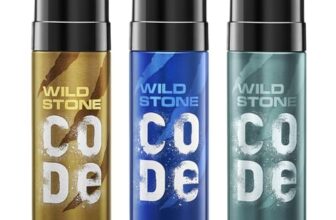 Wild Stone Code Gold, Titanium And Steel Body Perfume For Men, Pack Of 3 (150Ml Each)|No Gas Deodorant|Long Lasting Body Spray