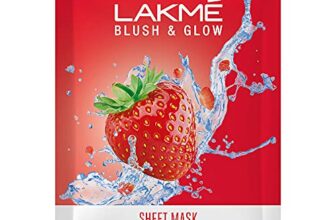 Lakme Blush & Glow Strawberry Sheet Mask|| 25 Ml