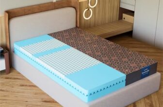 Sleepyhug Snowflexgrid Dual Ortho Plus 8 Inch Orthopedic Mattress | Reversible & 5 Zone Support | Back Pain Relief, Zero Motion Disturbance Grid Mattress | Ideal For Double Size Bed (75X48X8)