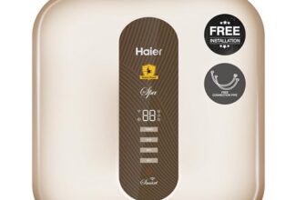 Haier Sd Wifi Water Geyser 25 Litre 5 Star Rating Water Heater 25 Litre With Pipe| Free Installation| Shock Proof| Bps| Haier Smart App| 7-Yr Tank Warranty| 11 Safety Levels