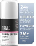 Thriveco Underarm Lightening Roll-On | Floral Pink Fragrance | 5%Aha Bha,48H Odor Control Deodorant Roll-On  –  For Men & Women(40 Ml)
