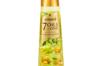 Emami 7 Oils In One Hair Oil | Makes Hair 20X Stronger And Manageable | Coconut Oil, Amla, Jojoba, Olive, Walnut, Argan & Almond Oils | 500 Ml