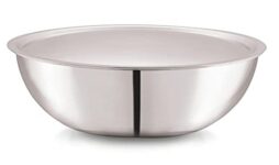 Cello Tri-Ply 20 Cm Stainless Steel Cookware Tasla With Lid 1.6 Ltr | Tri-Ply Bottom Tasla With Ss Lid | Induction And Gas Stove Friendly | Dishwasher Safe | Silver