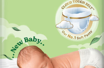 Huggies Natural Soft Premium Baby, Cloud Softness All Over, New Born – Xs(40 Pieces)