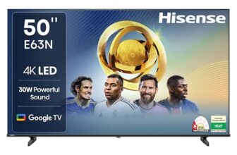 Hisense 126Cm (50 Inches) E63N Series 4K Ultra Hd Smart Google Led Tv 50E63N
