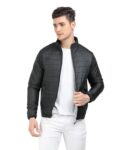 Scott International Winter Puffer Jacket | Mens Nylon Quilted Standard Length | Bomber Full Sleeve Monsoon | Lightweight Winter Wear Mens Jacket