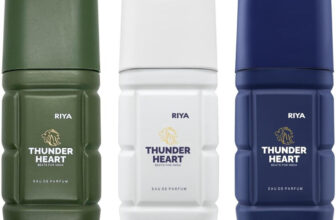 RIYA Thunderheart Green, White & Blue | Pack of 3 | 30ml Each Eau de Parfum  –  90 ml(For Men)