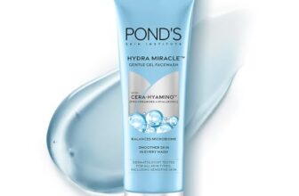 Pond’S Hydra Miracle Gentle Gel Face Wash 100G | Refreshing Gel Face Wash | Gently Cleanses And Balances Microbiome For 24-Hour Hydration