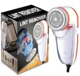 Nova Lint Remover For Clothes Fabric Cleaner Tint And Dust Remover, Fabric Brush, For Woolen Sweaters, Clothes, Shirts, Jackets, Burr Remover (1 Year Warranty) (Orange White)