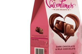 LuvIt Luscious Valentine’s Love Delights|Heart Shaped Milk & Dark Chocolates Gift Bars(180 g)