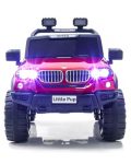 Little Pup Kids Speed-888 Battery Car For Kids | Battery Operated Jeep For 1 To 7 Year | Electric Ride On-Dual Control Mode, Swing Function, Led Lights, With Seat Belts | (Red)