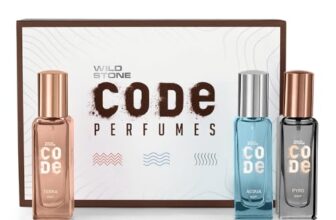 Wild Stone Code Luxury Edp Perfumes Gift Set For Men, Pack Of 3 (3X20Ml) | Premium Long Lasting Perfume Gift Pack | Gift For Him For Any Occasion | Long-Lasting Fragrances With Acqua, Pyro And Terra