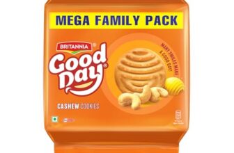 Good Day Britannia Cashew Cookies, 905 G , 10N*82.7= 827 G (Weight May Varie)