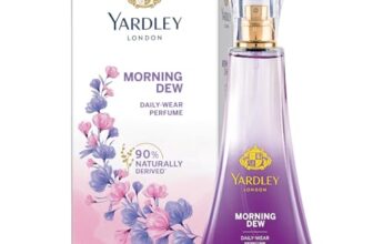 Yardley London Morning Dew Perfume Spray| Fresh Floral Scent| 90% Naturally Derived| Lilly Of Valley & Frangipani| Perfume For Women| 100Ml