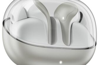 Boat 2025 Launch Airdopes Plus 311,Glass Design,Enx Tech,50 H Battery, Fast Charge, Stream Ad Free Music Via App Support, Bluetooth Earbuds, Tws Ear Buds Wireless Earphones With Mic (Ash Grey)