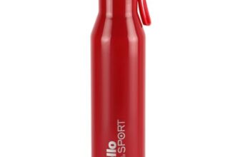 Cello Maestro Thermosteel Flask, 750Ml, Red | 24 Hours Hot & Cold Stainless Steel Bottle | Leak Proof & Screw Top Lid | Ideal For Office, Gym, Home, Kitchen, Hiking, Trekking, Travel Bottle
