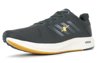 Sparx Mens Sm 676 | Enhanced Durability & Soft Cushion | Gold Running Shoe – 7 Uk (Sm 676)