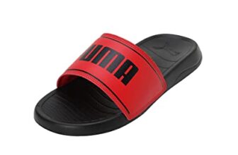Puma Unisex-Adult Slide Max Black-For All Time Red Slide Sandal – 6 Uk (39453703)