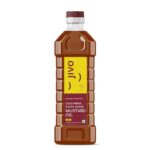 Jivo Cold Pressed Kachi Ghani Chemical Free Mustard Daily Cooking Oil, 1 Litre | Recommended For Roasting, Frying, Baking All Type Of Cuisines |