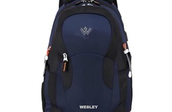 Wesley Spartan Unisex Travel Hiking Laptop Bag Fits Upto 17.3 Inch With Raincover And Internal Organiser Backpack Rucksack College Backpack