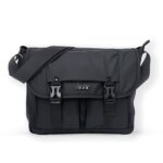 Acer Stylo Premium 14 Inch Laptop Sling Bag, Elegant Black Water-Resistant Polyester, Zippered Compartments & Front Pockets, Fits Up To 14-Inch Laptops, Lightweight Daily Organizer For Work & Travel