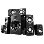 Zebronics Dragon 2 5.1 Home Theater Speaker With 8″ Subwoofer, 190W Rms Powerful Bass, Bluetooth 5.0, Wall Mount, Ac-3 Surround Sound, Dual Mic Input, Remote Control & Led Display