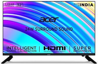 Acer 80 Cm(32 Inches) Advanced N Series Standard Led Tv Ar32Nsv53Hdfl (Black)