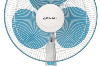 Bajaj Crest Neo With 2 Year Warranty 400 Mm Table Fan(Fiji Blue & White | Pack Of 1)