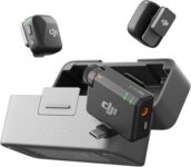 Dji Mic Mini (2 Transmitters + 1 Receiver + Charging Cradle), Ultra Light, Detailed Audio, 48 Hours Use, Noise Cancelling, Auto Limit, Wireless Microphone/Iphone/Android, Vlog, Streaming
