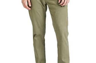Amazon Brand – Symbol Men’S Slim Casual Trousers (Aw19Trs-Ess-4_Light Olive_34)