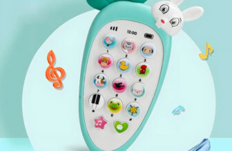 joymax Rabbit Musical Phone Toy for Kids | Light & Sound Learning Toy | Educational Toy(Green)