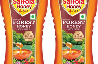 Saffola Honey Active, Made With Sundarban Forest Honey, 100% Pure(2 X 350 G)