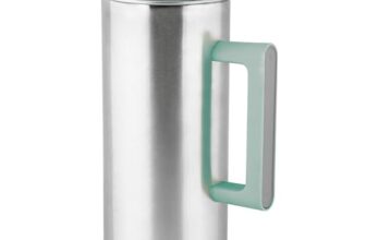 Milton Citrine 1600 Stainless Steel Water Jug For Dining Table (1550 Ml) Teapot, One Touch Flap Snap Fit Lid Easy Pour Wide Mouth, Pitcher Mocktails Juice Serving Jar For Home Office, Green