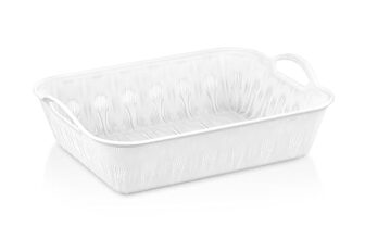 Aristo 333 Velvet Plastic Storage Basket For Store Fruits, Vegetables, Magazines, Cosmetics, Stationary – Color May Vary – Pack Of 12