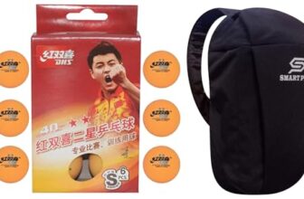 Dhs Tt Ball S-S1840By 2 Star Y Supermarket (6 Pcs Box) 42 Pcs With Smart Pro Tt Special Cover Speed Black