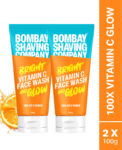 Bombay Shaving Company Bright And Glow Vit C  For Men| Kakadu, Orange Peel And Niacinamide For Bright Skin Face Wash(200 G)