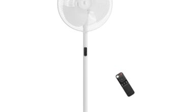 Atomberg Izar Hi-Speed 400Mm Pedestal Fan |Ideal For Home & Office |1-Star Rated | 105W| High Speed -2200 Rpm | 6 Speeds | Remote With Oscillation, Timer, Sleep | 2 Years Warranty (Snow White)