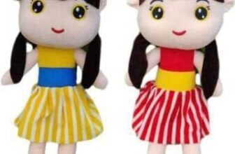 Mgp Creation Soft Plush Stuffed Dolls For Girls, Set Of 2, 30 Cm, Multicolour