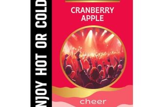 Te-A-Me Cranberry Apple Tea – 25 Tea Bags | Fruit Tea Bags | Non Caffeine | Sugar Free | Christmas Gift | New Year Gift