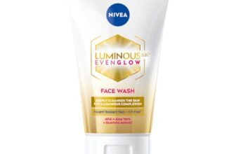 Nivea Luminous Even Glow Face Wash With An Oil Free Formula, Infused With Aha, Aloe Vera, Guarana Extracts, Deeply Cleanses, For Normal & Sensitive Skin, For Women & Men| 100Ml