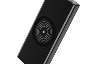 Boat Energyshroom Pb310 Pro 10000Mah Powerbank|15W Wireless Charging & 22.5W Wired Charging,Non-Skid Surface W/ 1X Input & 3X Output Ports,Pass-Through Charging & Aluminium Casing(Carbon Black)