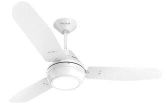 Polycab Superia Lite 1200 Mm Underlight Led With Remote Luxury Metallic Finish 1 Star Ceiling Fan (White)
