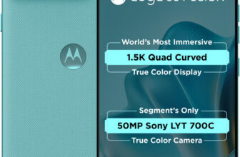 Motorola Edge 60 Fusion 5G (Pantone Amazonite, 256 Gb)(8 Gb Ram)