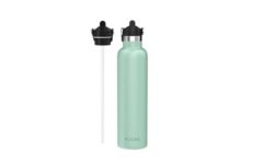Rioware® Riotuff Insulated Water Bottle 1000Ml Stainless Steel Leak Proof 24 Hours Hot And Cold For School,Office,Gym, Sports, Hiking, Trek, Travel For Men & Women Matt Finish(Green)
