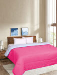 Signature Solid Double Comforter For  Ac Room(Microfiber, Pink)