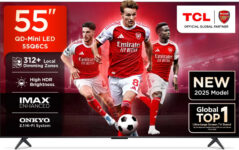 Tcl 55Q6Cs 139 Cm (55 Inch) Ultra Hd (4K) Mini Led Smart Google Tv 2025 Edition With High Hdr Brightness | 312+ Dimming Zones | Aipq Processor | Dolby Vision-Atmos 40 W Onkyo 2.1 Hi-Fi System | Imax Enhanced(55Q6Cs)