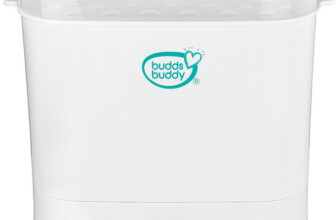 Buddsbuddy 3 In 1 Baby Bottle Electric Steam Sterilizer – 10 Slots(White)
