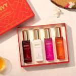 Envy Red Luxury Perfume Gift Set (20 Ml X 4) Eau De Parfum  –  80 Ml(For Men & Women)