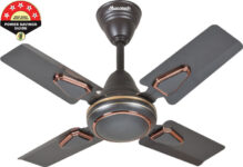Maxotech Deco Ultra High Speed 24 Inch With 30 Months Warranty Energy Saving 600 Mm Ceiling Fan(Smock Brown | Pack Of 1)